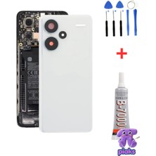 Fodos Redmi Note 13 Pro+ Plus Arka Kapak Pil Batarya Kapağı Kamera Lensli 23090RA98G Uyumlu + Tamir Kiti