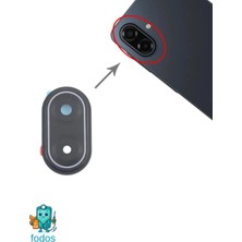 Fodos Samsung Galaxy A07 4g Arka Kamera Camı Lensi Çerçeveli Komple SM-A075F Uyumlu