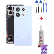 Fodos Redmi Note 13 Pro 5g Arka Kapak Pil Batarya Kapağı Kamera Lensli 2312DRA50C Uyumlu + Tamir Kiti