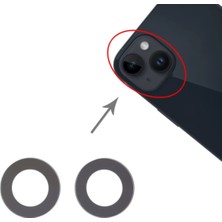 Fodos iPhone 14 Kamera Lensi Cam - Kamera Camı - Yapışkanlı - A2882 Uyumlu