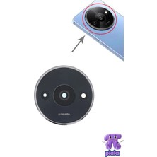 Fodos Xiaomi Redmi A3 Arka Kamera Camı Lensi Çerçeveli Komple 23129RN51X Uyumlu