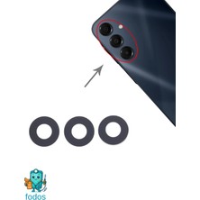 Fodos Samsung Galaxy A16 4g Arka Kamera Camı Lensi Yapışkanlı Dış Cam SM-A165F Uyumlu