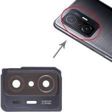 Fodos Xiaomi Uyumlu Mi 11T - Mi 11T Pro Kamera Lensi Cam Full - Kamera Camı Çerçeveli