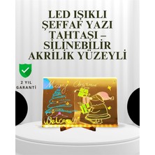 Eco Lounge Dekoratif LED Yazı Tahtası – Silinebilir, Neon Kalemli, Planlama ve Hatırlatma Için Ideal