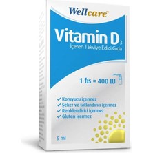 Montreal Wellcare Vitamin D3 400IU 5 ml Sprey ( 3 Adet )