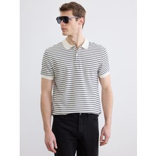 Lc Waikiki Yeni Sezon Polo Yaka Çizgili Erkek Tişört
