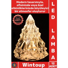 Wintoup #led Yılbaşı Dekorasyon Aydınlatma Estetik Şık Model Cafe Christmas Süs Noel Ağacı LED Lamba 12'li