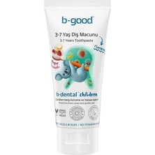 Montreal B-Good B-Dental 3-7 Yaş Çocuk Diş Macunu Florürsüz Meyve Karnavalı 50 ml ( 3 Adet )