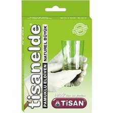Montreal Tisanelde Pamuklu Eldiven / Naturel Büyük ( 3 Adet )