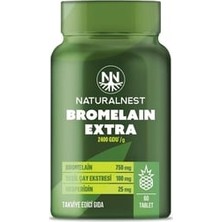 Montreal Naturalnest Bromelain Extra 60 Tablet ( 1 Adet )