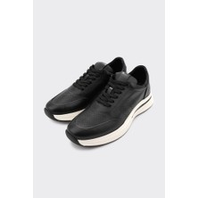 Derinet Hakiki Deri Bağcıklı Erkek Sneaker