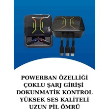 Shopwave Şarjlı Akıllı Saat Dijital Göstergeli Kulaklık Nabız Ölçer