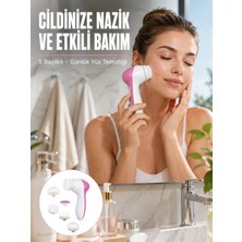 MiraLive 5 Başlıklı Cilt Temizleme Cihazı Ultra Kaliteli Yumuşak Kırşıklık Karşıtı Yeni Nesil