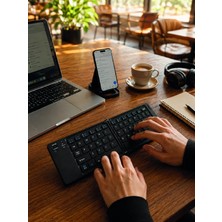 MiraLive Taşınabilir Katlanabilir Bluetooth Klavye Ios Android Windows Uyumlu
