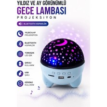 Shopwave Gökyüzü Temalı Hoparlörlü Şarjlı Çocuk Gece Lambası