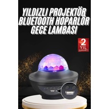 Shopwave Dönen Işıklı Disko Topu Projektör Müzik Çalarlı Disco Speaker