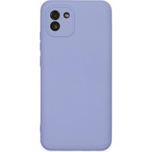Colezium A03 Kılıf Nano Içi Kadife Silikon - Lila