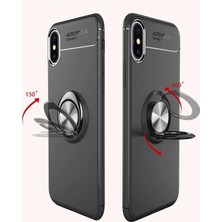 Colezium Xs Max Kılıf Range Yüzüklü Silikon -