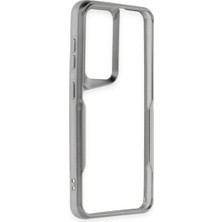Colezium A25 5g Kılıf Boyi Silikon Kapak - Gümüş