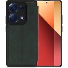 Colezium Note 13 Pro 4g Kılıf Flip Cover - Koyu Yeşil