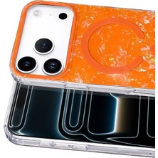 Colezium 17 Pro Max Mila Dalgalı Kapak - Turuncu
