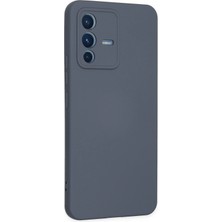 Colezium V23 5g Kılıf Nano Içi Kadife Silikon - Gri