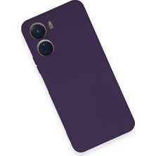 Colezium Y16 Kılıf Nano Içi Kadife Silikon - Mor