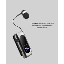MiraLive Dijital Göstergeli Bluetooth Kulaklık – Klipsli ve Şık Tasarım Yeni Nesil