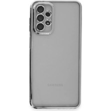 Colezium A23 4g Kılıf Lensli Silikon - Gümüş