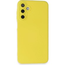 Colezium A05S Kılıf Nano Içi Kadife Silikon - Sarı