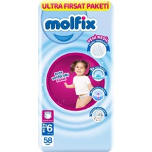 Mey İthalat Külot Bez Ultra Fırsat Paketi 6 Beden 15+ kg 58 Adet