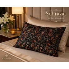 Icon Silk 'Sleep & Glow ' %100 Saf Ipek Yastık Kılıfı (Şehrazat)