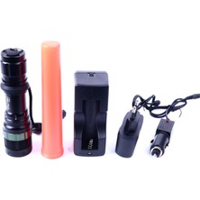 MiraLive Cree5 Sinyalli Şarjlı LED El Feneri – Acil Durum Profesyonel Model WT-262