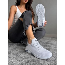 Pasomia Ünisex Nefes Alabilen Esnek Hafif Triko Sneaker Spor Ayakkabı