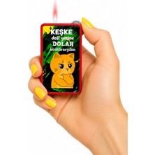 Onr Store Karakter Yazılı Aynalı Metal Gaz Dolumlu Çakmak – Dekoratif Baskılı Şık Tasarım