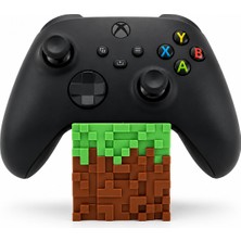 Yapı 3D Piksel Tasarımlı Oyun Kolu Standı 🌿✨ Masaüstü Kontrolcü Tutucu 🕹️ Sert Plastik Dekoratif Gamepad