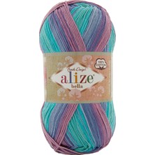 5 Adet Alize Bella Batik 100 Örgü Ipi 4531