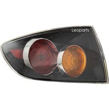 Leoparts Mazda 3 Stop Lambası Dış Sol (Siyah) 2004-2008 BN9A-51-160C