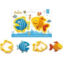 Depposite Plastik Balık Kurabiye Kesme Set 2li