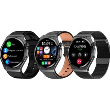 HainoTeko Haino Teko-30 Akıllı Saat Siyah Kasa 1 Kasa 3 Değiştirilebilir Kordon  AMOLED Ekran Bluetooth Arama  IP67 Suya Dayanıklı Uzun Pil Ömrü