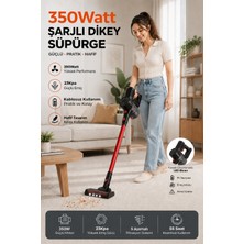 Robo Hiking Hd 12 Şarjlı Dikey Süpürge Siyah