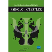 TeknoKapsül Nobel Akademik Yayıncılık Psikolojik Testler