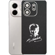 Kapps Infinix Smart 9 ile Uyumlu Bumper Serisi Premium Arka Kapak Kaplama(Kenarlar Yoktur!)