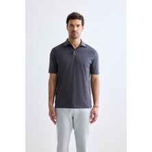 JustBoga Erkek Polo Yaka Muscle Fit Pamuklu Likralı Soft Touch Tişört