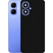 Kapps Infinix Smart 10 ile Uyumlu Bumper Serisi Premium Arka Kapak Kaplama(Kenarlar Yoktur!)
