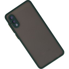 Bezos Galaxy A02 Kılıf Montreal Silikon Kapak - Yeşil