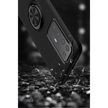 Bezos P40 Pro Kılıf Range Yüzüklü Silikon - Siyah