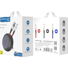 Bezos DC16 Micro USB Kablo 1m 2.4A - Siyah
