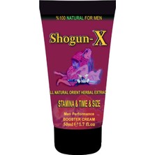 Bezos Shogun-X Extra Size Cream 50ML Erkeklere Katılaştırıcı Şekillendirici Süre Uzatıcı Özel Krem
