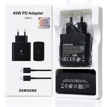 Kotenart Samsung 45W Süper Hızlı Şarj Adaptörü Usb-C Pd Type-C Şarj Cihazı | Galaxy S25 Ultra, S24 Ultra, S23 Ultra, Z Fold, NOTE20, Tab S Uyumlu